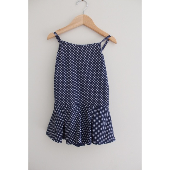 Lands' End Other - •LANDS END KIDS VINTAGE STYLE NAVY SWIM SUIT SZ 6•